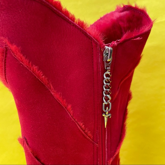 Vintage dark red Cesare Paciotti all leather boots - Picture 11 of 16